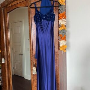 Zum Zum by Niki Livas Royal Blue Maxi Dress